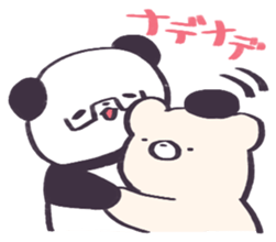 Kuma-chan and Panda sticker #10583363