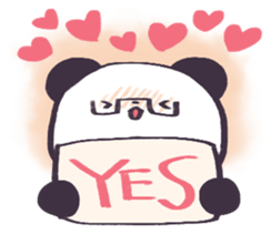 Kuma-chan and Panda sticker #10583391