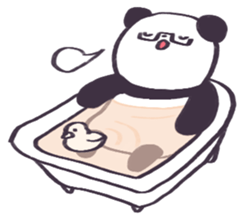 Kuma-chan and Panda sticker #10583396