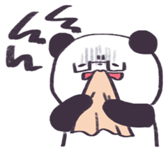 Kuma-chan and Panda sticker #10583398