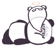 Kuma-chan and Panda sticker #10583399