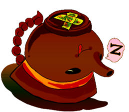 Zombie first bubble tea brewing sticker #10583961