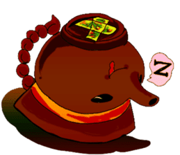 Zombie first bubble tea brewing sticker #10583961