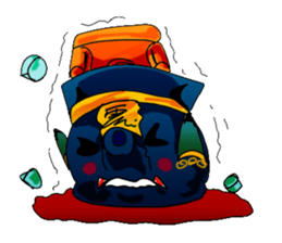 Zombie first bubble tea brewing sticker #10583977