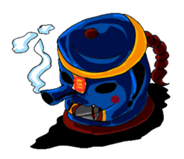 Zombie first bubble tea brewing sticker #10583984