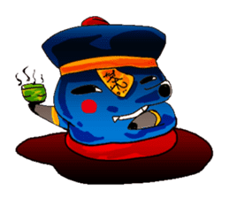 Zombie first bubble tea brewing sticker #10583985