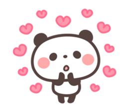 Panda no banda sticker #10584170