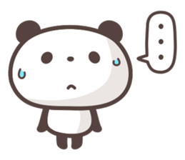 Panda no banda sticker #10584185