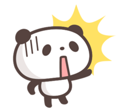 Panda no banda sticker #10584190