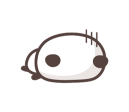 Panda no banda sticker #10584191