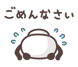 Panda no banda sticker #10584195