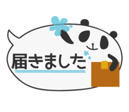 Polite Balloon Panda sticker #10584409