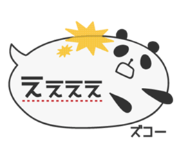 Polite Balloon Panda sticker #10584433