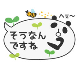 Polite Balloon Panda sticker #10584439