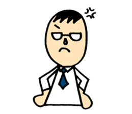 The daddy who works sticker #10584857