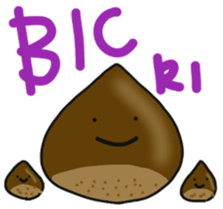 Greetings of sea urchin 2 sticker #10585170