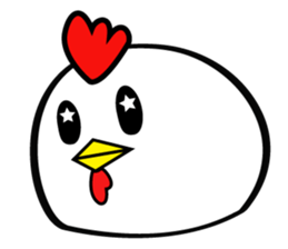 Vary Chickens.So Cute. sticker #10585259
