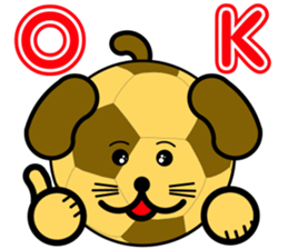 The ball is a animals sticker #10585280