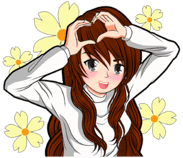 Because I was a woman 2 sticker #10586156