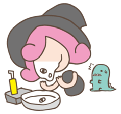 witch manyo sticker #10586237