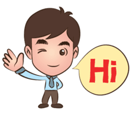 Happy Family: Peach Crepe sticker #10586640