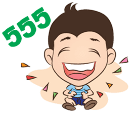 Happy Family: Peach Crepe sticker #10586650