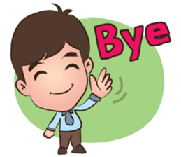 Happy Family: Peach Crepe sticker #10586652