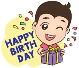 Happy Family: Peach Crepe sticker #10586655