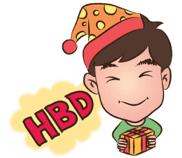 Happy Family: Peach Crepe sticker #10586656