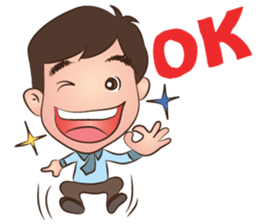 Happy Family: Peach Crepe sticker #10586657