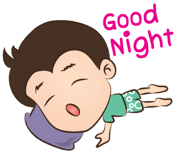 Happy Family: Peach Crepe sticker #10586658