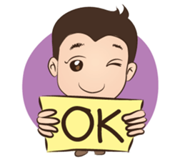 Happy Family: Peach Crepe sticker #10586663