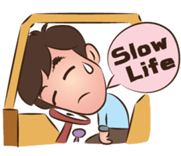 Happy Family: Peach Crepe sticker #10586676