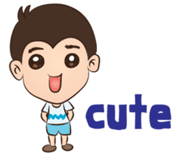 Happy Family: Peach Crepe sticker #10586679