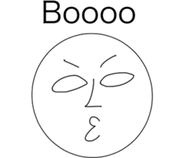 Many round faces sticker #10587121