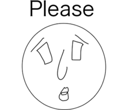 Many round faces sticker #10587127