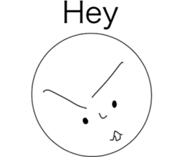 Many round faces sticker #10587136