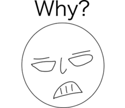 Many round faces sticker #10587137