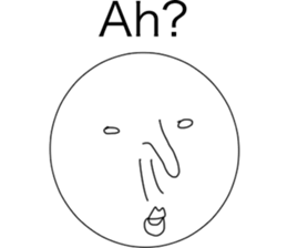 Many round faces sticker #10587138