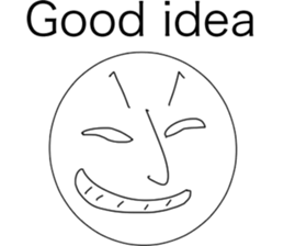 Many round faces sticker #10587142