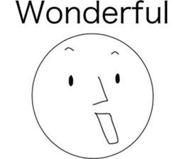 Many round faces sticker #10587155