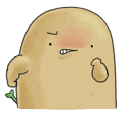 Chubby potato sticker #10587377