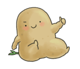 Chubby potato sticker #10587384