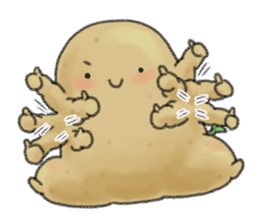 Chubby potato sticker #10587385