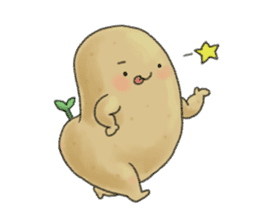 Chubby potato sticker #10587386
