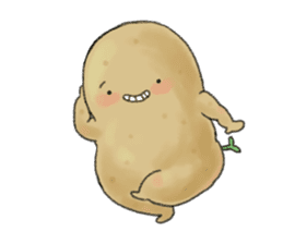 Chubby potato sticker #10587387