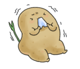 Chubby potato sticker #10587396