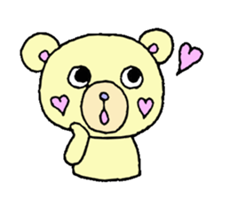 cute kumatarou sticker #10587444