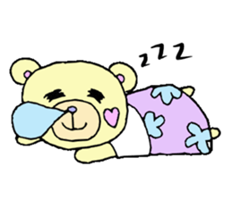 cute kumatarou sticker #10587457