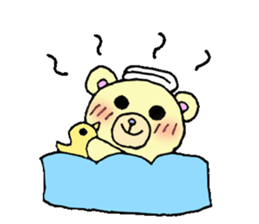 cute kumatarou sticker #10587459